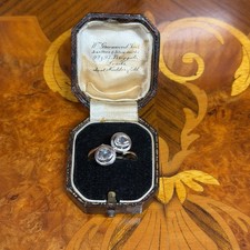 Antiker Toi et Moi Ring 750