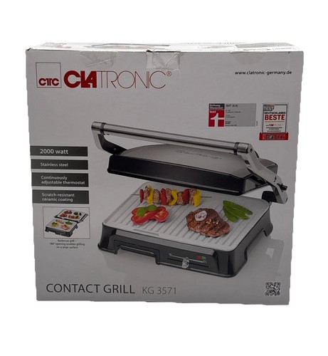 Clatronic kontaktgrill 2000 - kontaktgrill,