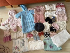 45 Teile Baby Bekleidungspaket Mädchen Gr.50/56/62/68 Schneeanzug Hose Pullis