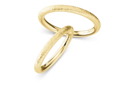 2x333 gold trauringe eheringe - gold,