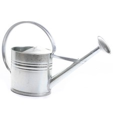 Zinkgießkanne 10 Liter Gießkanne Metallgießkanne verzinkt Blechkanne Deko