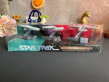 Seltener Star Trek Auto Lufterfrischer 3er Pack Enterprise & Voyager Sealed 1998