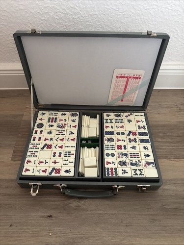Vintage mah jongg - mah-jongg, kofferset