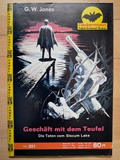 Thriller Fledermaus Kriminalroman Nr.351  - TOP Z1 Pabel Romanheft Erstdruck