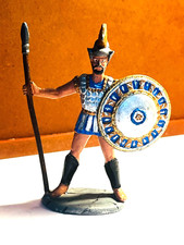 Zinnfigur Gladiator Handbemalt Höhe 8, cm , Gewicht 80,5  Gramm
