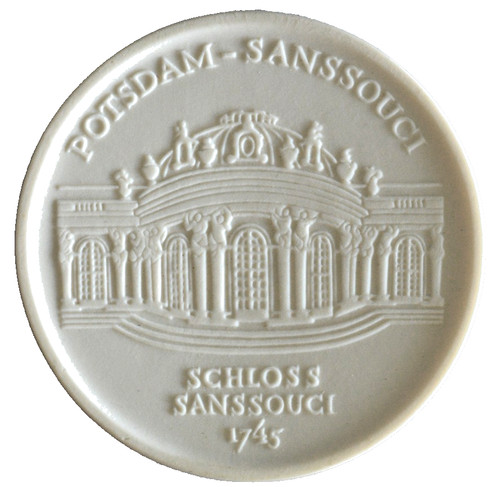 Porzellan medaille ddr - medaille, georg