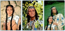 3 Postcards "WINNETOU" German