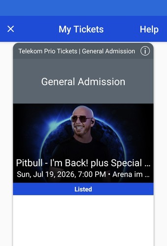 Tickets general admission - tickets,