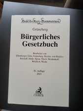 Grüneberg BGB Kommentar, 81. Auflage, Beck