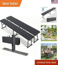 2pcs Bierbank Klappbar