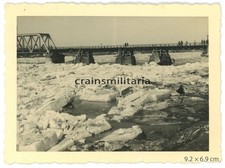 Orig. Foto Memel Notbrücke