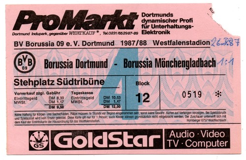 Ticket borussia dortmund - bl,