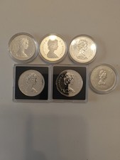 Münzen 6x Canada Dollar 500er Silber