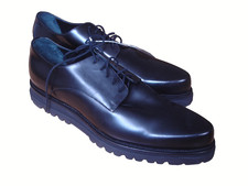 Orig. CESARE PACIOTTI Herren Business EDEL Schuhe NEU Lederschuhe Schwarz Gr.45