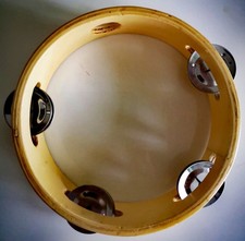 Tambourine Rassel Für Kinder Und Erwachsene Gebraucht