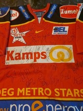 Eishockey DEG Düsseldorf Trikot, Jung, A.41 Mit Autogrammen