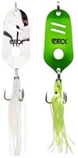 Zeck Blinker JÖRG OCTO SPOON silber grün 45g 65g 80g Wallerblinker Kunstköder