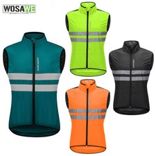 WOSAWE Fahrrad Windweste Gilet ärmellos Trikots MTB Radsport Top Weste Windshirt