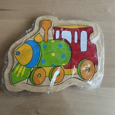 Holzpuzzle - Lokomotive 