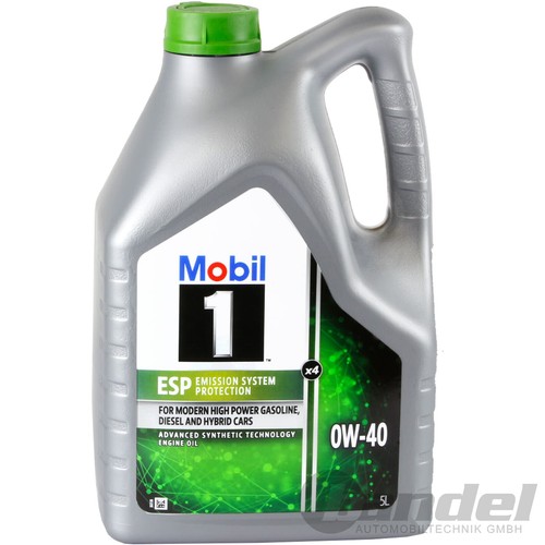 1x5l mobil esp 0w40 - mobil,