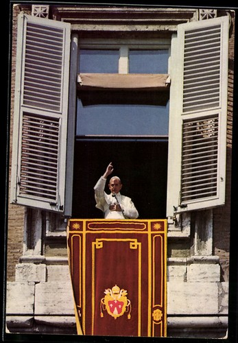 Ansichtskarte papst paulus - ansichtskarte, vi