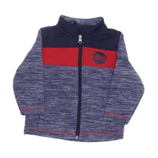 Topomini, Fleecejacke, Jungen, Größe: 80, Blau/Rot, Polyester, Fleece #iOu