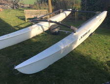 Rumpf Hobie Hobby Cat 16 links intakt weiß Baujahr 2001 (rechts def kostenlos)