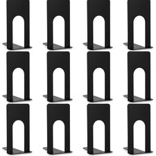 Buchstützen Metall Schwarz 6