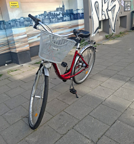 Ikarus city bike - ikarus, rot/silber