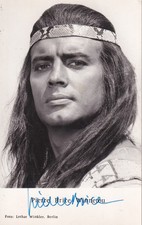 Autogramm - Pierre Brice -