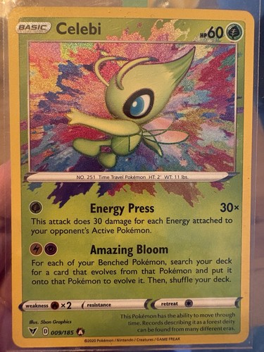 Pokémon celebi 009 185 - pokémon, 009/185