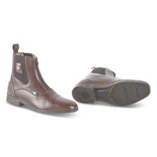 Busse Jodhpur-Stiefelette Antony Leder Reißverschluss braun schwarz