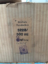 12 Stück 3 Halskolben Dreihalskolben 500 ml Borosilikatglas  NS 14-29-14