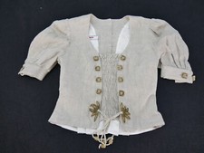 Trachtenmieder beige Alphorn Mieder kleine Schnürung mit Stretch Corsage Gr.38