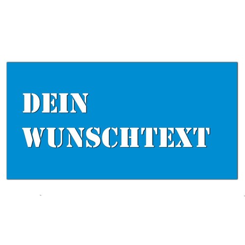 Wunschtext lackierschablonen - wunschtext,