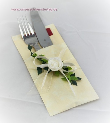Bestecktaschen hochzeit - 10,