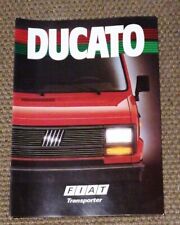Autoprospekt FIAT DUCATO TRANSPORTER September 1987