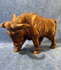 Geschnitzte Skulptur Holz Tier