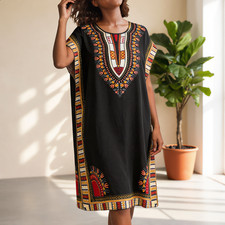 African Print Kaftan Dress