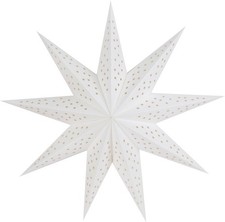 TrendLine Deko Papierstern Ø 50 cm gold weiß  Weihnachtsstern