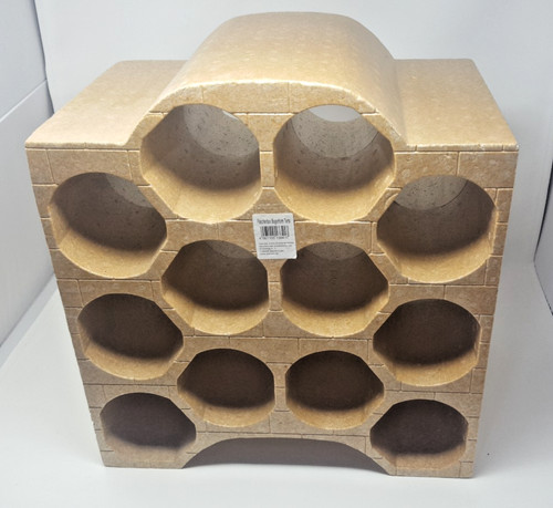 Flaschenbox bogenform terra - flaschenbox,