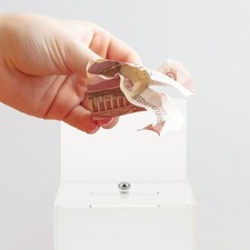 Acryl -Stimmzettel klare