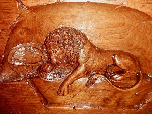 Sehr altes relief der luzerner - altes,