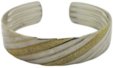 🖤 925er Silber Armband Franz Scheuerle Design Vintage Bi-Color Schmuck - 19,40g