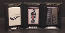 Zippo 3er Set: James Bond 007