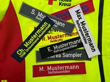 Namensstreifen BRK DRK