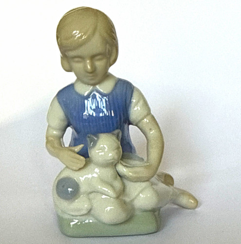 Porzellan figur mädchen mit - porzellan,