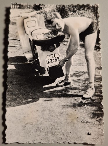 Altes foto vintage junger - altes, mann