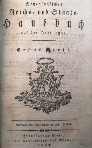 Genealogisches reichs und - reichs-,
