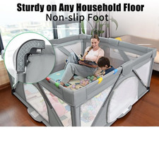 Krabelgitter Paneele Laufgitter Baby Faltbar Absperrgitter Krabbelgitter